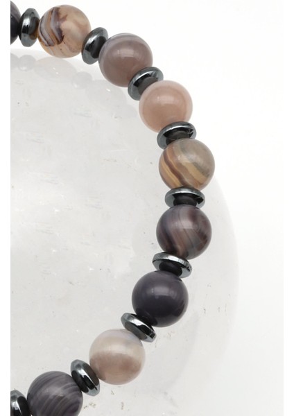 Akik Doğal Taş Makrome Örme Bileklik fiyatları