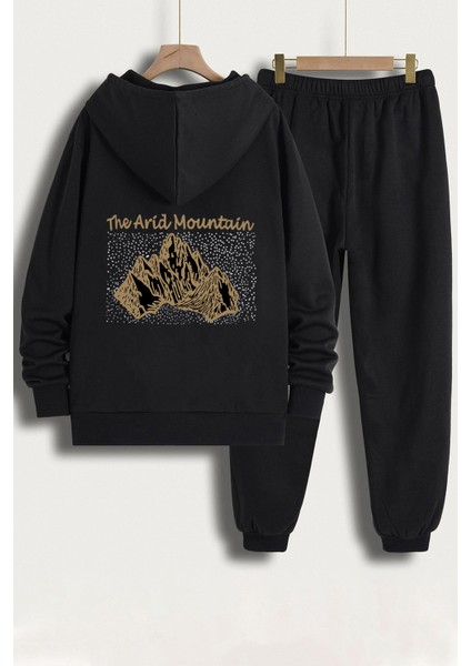 Only Trendwear Unisex Arid Mountain Baskılı Eşofman Takımı