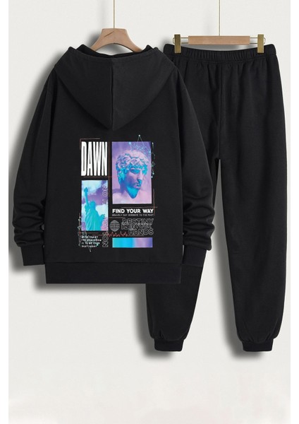 Only Trendwear Unisex Dawn Baskılı Eşofman Takımı