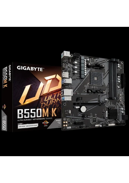 Gıgabyte B550M K Ddr4 4733MHZ(OC) HDMI M.2 Dp Matx Am4