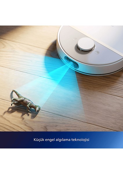 Aqua Islak ve Kuru Temizlik Robotu, Güçlü 5200 Mah Li-Ion PIL,5000 Pa Emiş Gücü, 360 Lazer Navigasyon, EPA11 Filtre, Homerun Mobil