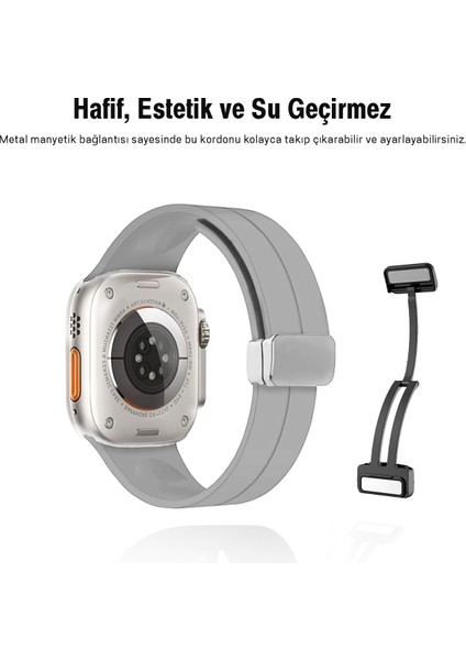 Apple Watch 38MM Su Geçirmez Silikon Spor Kordonu, Kolay Takma/çıkarma, Metal Manyetik özellikli fiyatları