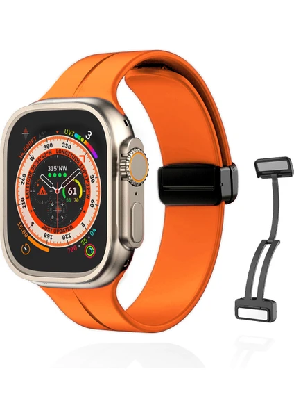 Kip GSM Apple Watch 38MM Su Geçirmez Silikon Spor Kordonu, Kolay Takma/çıkarma, Metal Manyetik özellikli