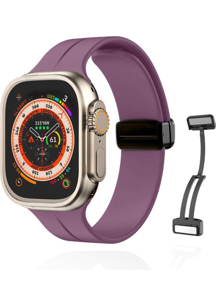 Kip GSM Apple Watch 38MM Su Geçirmez Silikon Spor Kordonu, Kolay Takma/çıkarma, Metal Manyetik özellikli