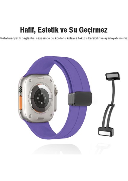 Apple Watch 38MM Su Geçirmez Silikon Spor Kordonu, Kolay Takma/çıkarma, Metal Manyetik özellikli fiyatları