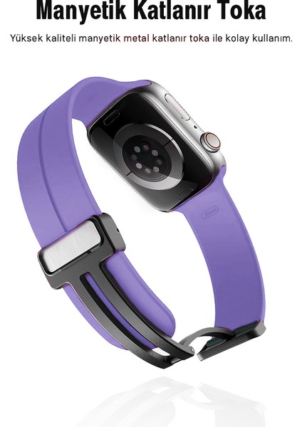 Apple Watch 38MM Su Geçirmez Silikon Spor Kordonu, Kolay Takma/çıkarma, Metal Manyetik özellikli indirimleri