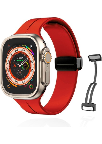 Kip GSM Apple Watch 40MM Su Geçirmez Silikon Spor Kordonu, Kolay Takma/çıkarma, Metal Manyetik özellikli