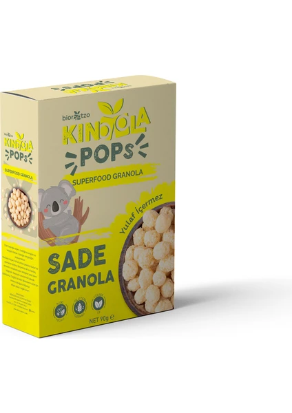 Kinoola Kahvaltılık Gevrek Sade Vegan Granola 90 gr