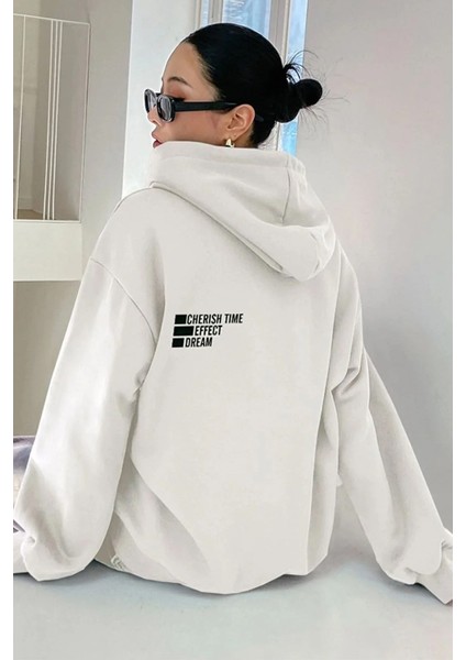 Only Trend Wear Unisex Cherish Time Baskılı Sweatshirt