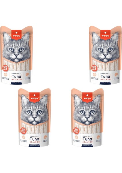 Ton Somon Krema Kedi Ödülü 25*14 gr x 4 Adet