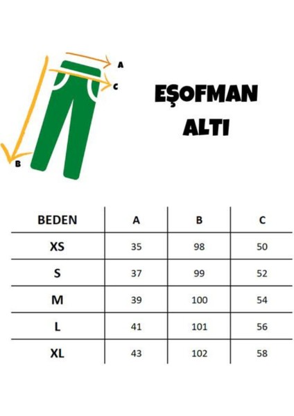 Siyah Eşofman Altı Düz Baskısız Kışlık Lastikli Paça, Kadın