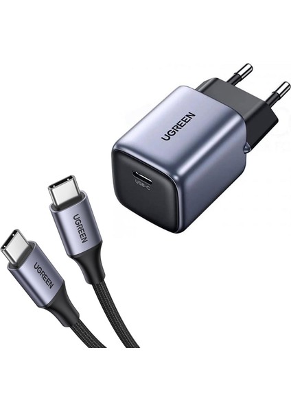 Nexode 30W Type-C Qc 4.0 Pd Ganx Hızlı Şarj Cihazı ve 60W Type-C Şarj Kablosu fiyatları