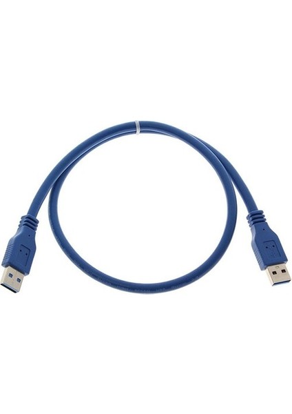 50CM USB 3.0 Type-A(Erkek) To Type-A (Erkek) Uzatma Veri Aktarım Kablosu