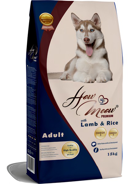 Premium Kuzul&pirinçli Yetişkin Köpek Maması 15 kg