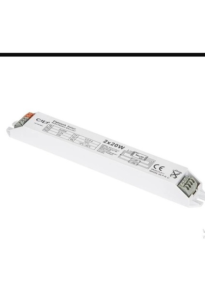 2x20 W Elektronik Balast