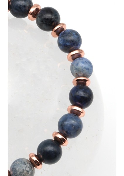 Dumortiorit Doğal Taş Makrome Örme Bileklik fiyatları