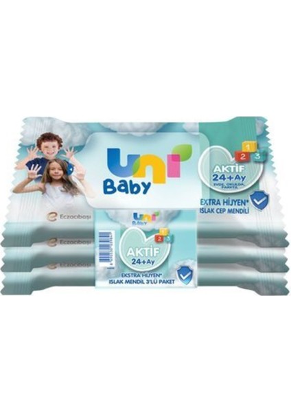 3X15 Aktif 24+Ay Islak Mendil