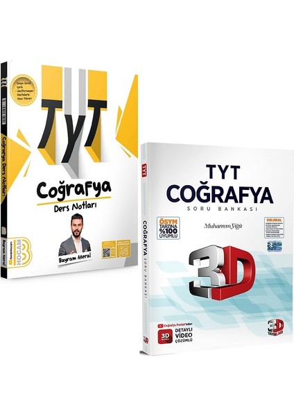 TYT 2024 Coğrafya Soru Bankası - TYT 2024 Coğrafya Ders Notları