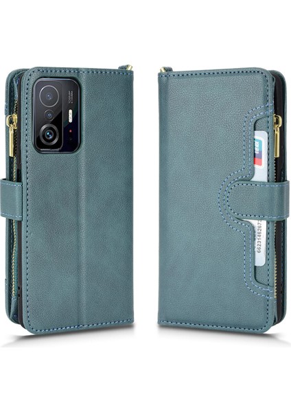 Xiaomi Mi 11T/11T Pro Cüzdan Uzun Ipli Moda Pu Deri Fermuarlı Kartlıklı Cüzdan Telefon Kılıfı (Yurt Dışından) indirimleri