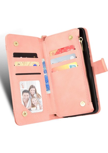 Motorola Moto Edge X30 Cüzdan Uzun Ipli Moda Pu Deri Fermuarlı Kartlıklı Cüzdan Telefon Kılıfı (Yurt Dışından) modelleri