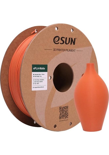- Epla-Matte Filament 1.75MM Mandalina Turuncusu