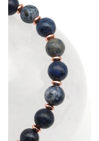 Dumortierite Doğal Taş Makrome Örme Bileklik fiyatları