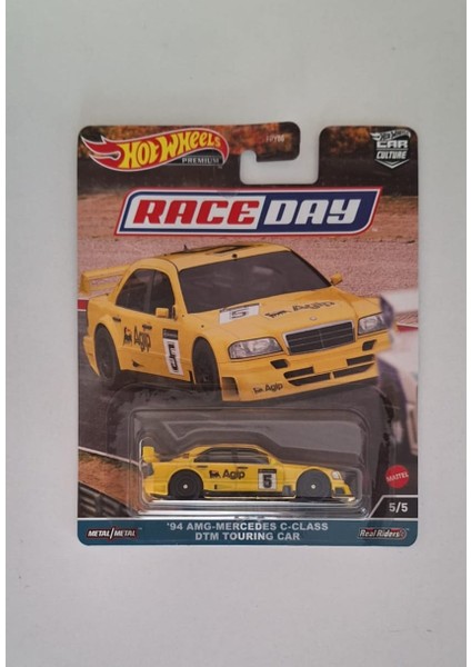 Hotwheels Hot Wheels Premium Car Culture Model Arabalar Race Day 94 Amg-Mercedes C-Class