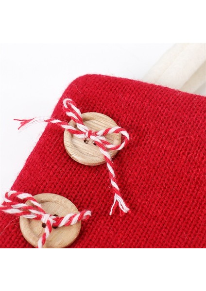 Noel Dekorasyonu Meçhul Bebek Noel Çorabı Kolye Çocuk Hediye Çantası (Yurt Dışından)