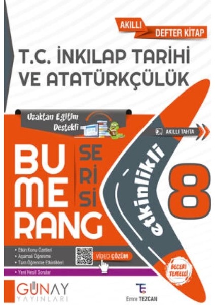 Bumerang LGS 8. Sınıf Etkinlikli T.C. İnkılap Tarihi ve Atatürkçülük