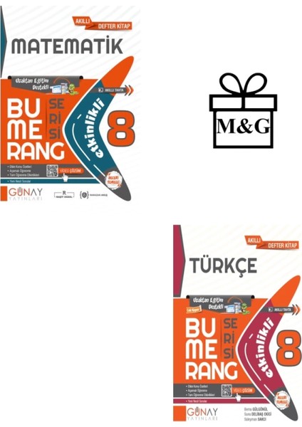 Bumerang LGS 8. Sınıf Etkinlikli Matematik ve Türkçe
