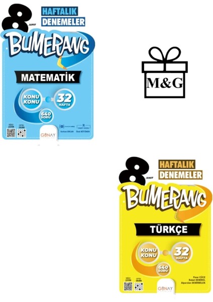 Bumerang 32’lik Haftalık Lgs 8. Sınıf Matematik ve Türkçe Deneme