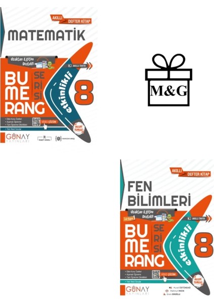 Bumerang LGS 8. Sınıf Etkinlikli Matematik ve Fen Bilimleri