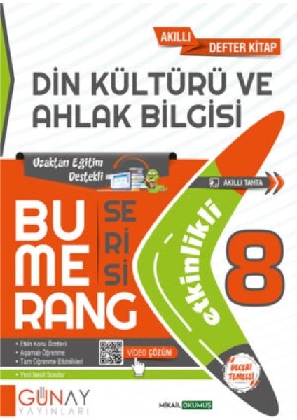 Bumerang LGS 8. Sınıf Etkinlikli Din Kültürü ve Ahlak Bilgisi