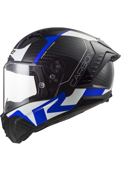 THUNDER KARBON RACING 1 MAVİ-BEYAZ KASK fiyatları