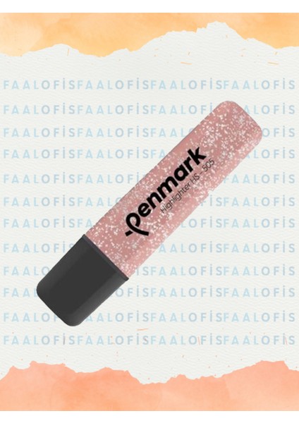 HS-505 Doldurulabilir Fosforlu Kalem Metalik Simli 5 Adet