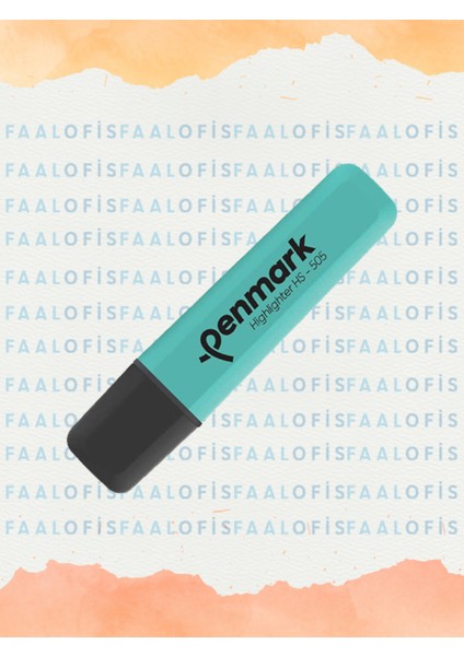 HS-505 Doldurulabilir Fosforlu Kalem Pastel Renkler 5 Adet