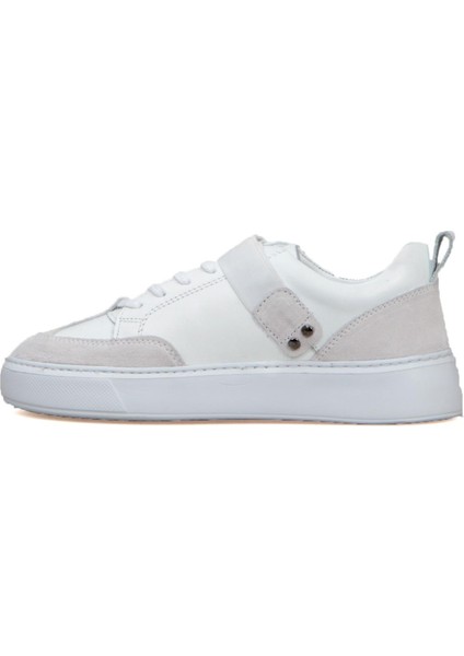 Bonde Hakiki Deri Beyaz Kadın Spor Ayakkabı fırsatları