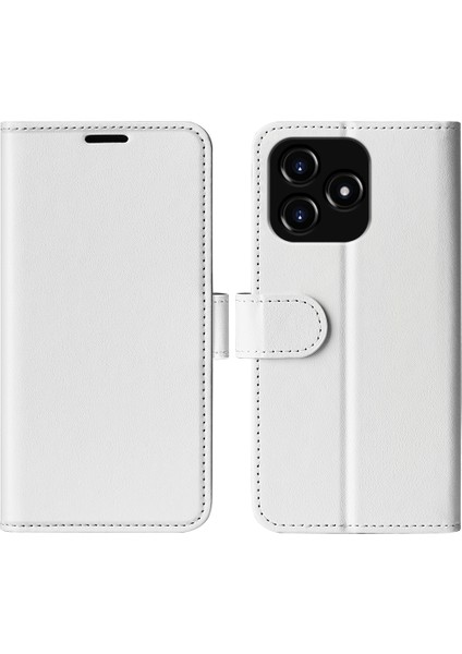 Realme Narzo N53 4g Çarşamba Karşıtı Çılgın At Doku Telefon Cüzdanı Pu Deri Stand Kapağı (Yurt Dışından)