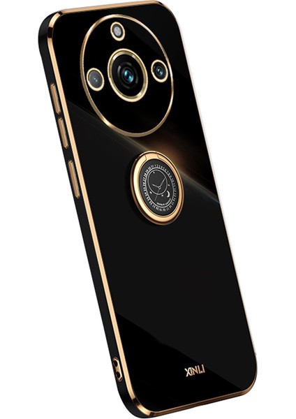 Realme 11 Pro 5g / 11 Pro+ 5g Elektruman Tpu Arka Kapağı Ring Kickstand ile Telefon Kılıfı (Yurt Dışından)