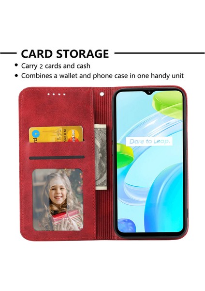 Realme 11 Pro 5g Anti-Fall Cüzdan Stand Kapağı Için Deri Telefon Kılıfı (Yurt Dışından) fırsatları