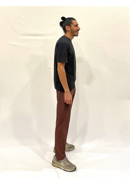 Erkek Regular Fit Broklyn Baskılı Eşofman Altı Spr 205