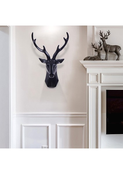 Geyik Kafası Heykel Reçine Heykeli Figürler Odası Elk Ev Dekor (Yurt Dışından) indirimleri