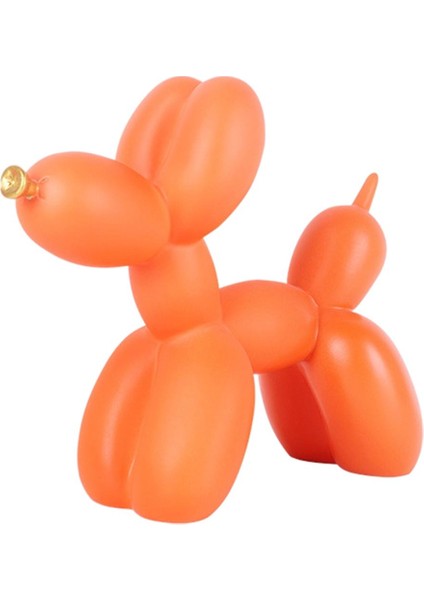 Reçine Balon Heykelcik Heykeli Ev Dekorasyonu, Yavrusu Heykel Hediyeler Süsleme Doğum Günü Pastası Süslemeleri-Turuncu (Yurt Dışından) fiyatları