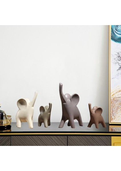 3x/4x Vintage Filler Aile Figürleri Heykelleri Raf Dekor 4 Çok (Yurt Dışından)