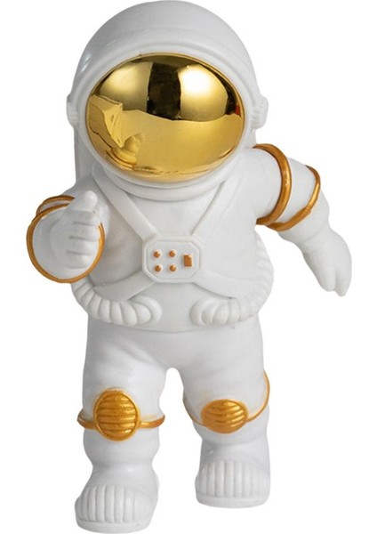 Reçine Figürleri Heykeller Spaceman Heykel Minyatürleri Çocuklar Altın Yürüyüş (Yurt Dışından) fiyatları
