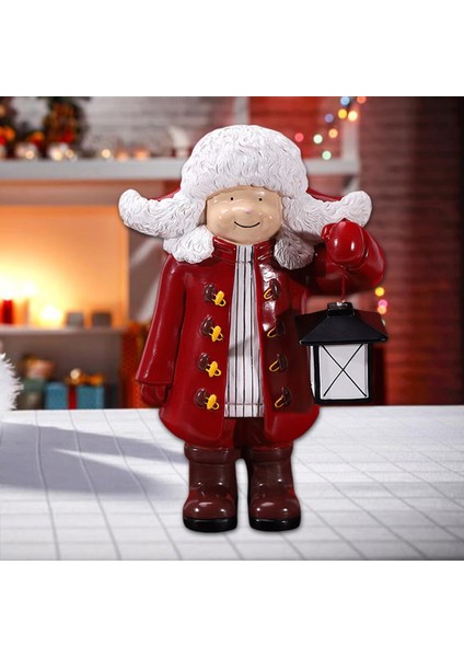 Kış Çocuk Heykelcik Noel Süs Çocuk Figürü Heykeli (Yurt Dışından) fırsatları