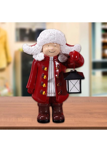 Kış Çocuk Heykelcik Noel Süs Çocuk Figürü Heykeli (Yurt Dışından) indirimleri