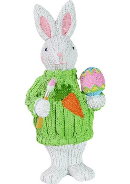 Reçine Paskalya Tavşanı Heykelcik Dekor Paskalya Tavşanı Heykeli Yeşil (Yurt Dışından) fiyatları