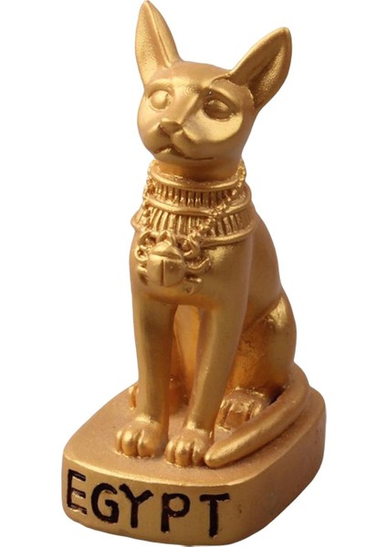 Iça Bastet Heykeli Ev Dekor Bar Cafe Için Oturan Hediyesi. 8cmx4.2cmx6.8cm (Yurt Dışından)