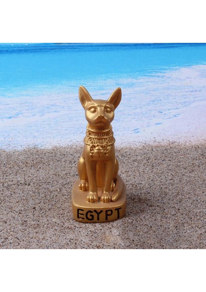 Iça Bastet Heykeli Ev Dekor Bar Cafe Için Oturan Hediyesi. 8cmx4.2cmx6.8cm (Yurt Dışından) fiyatları